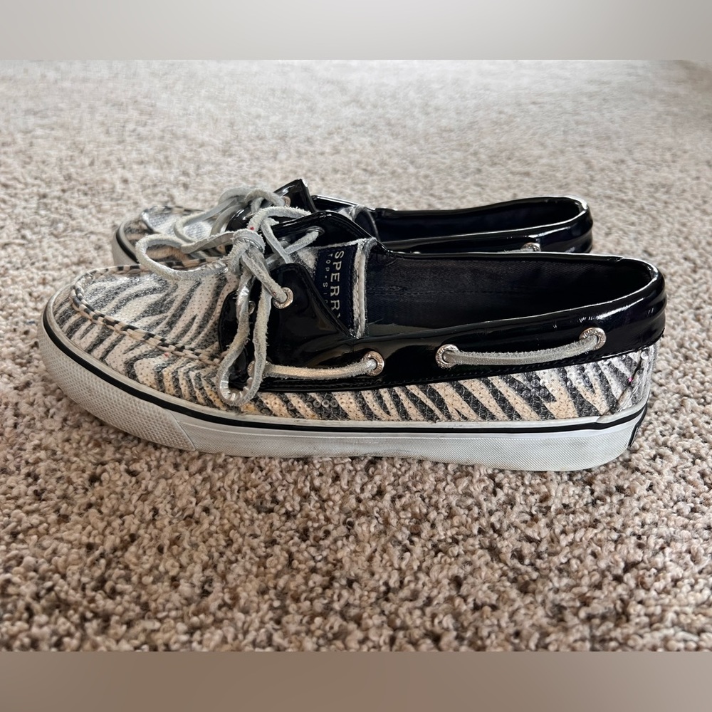 Sperry Top-Sider zebra print